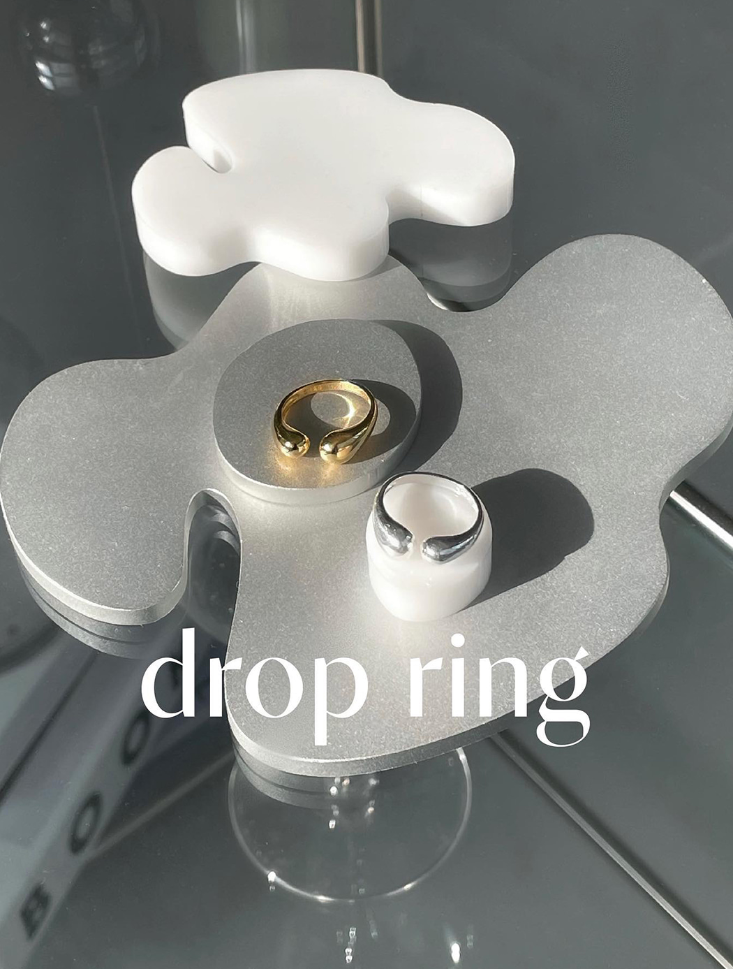 Silver Drop ring