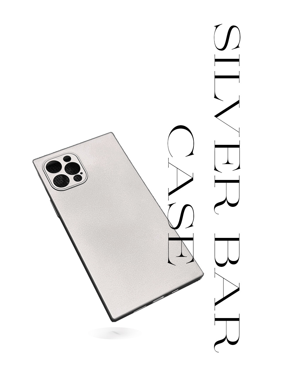 silver bar phonecase